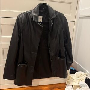 Abercrombie & Fitch Black Leather Jacket